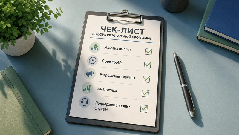 Чек-лист выбора реферальной программы
