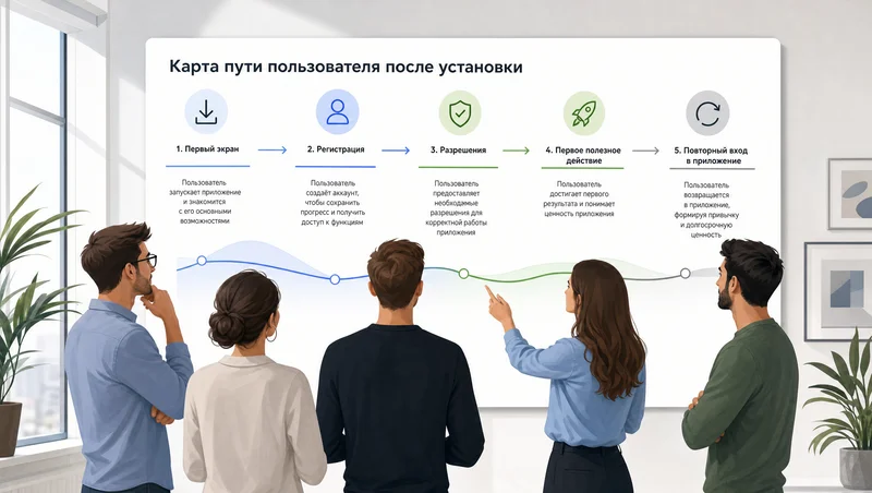 Удержание пользователей после установки