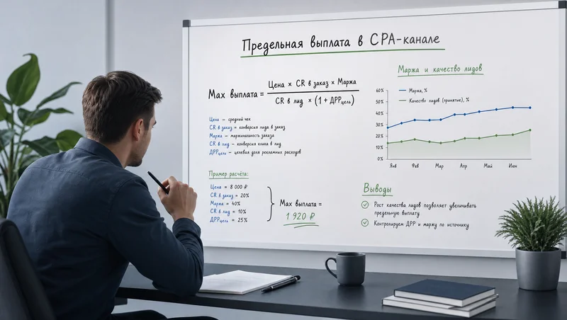 Расчёт предельной CPA-выплаты