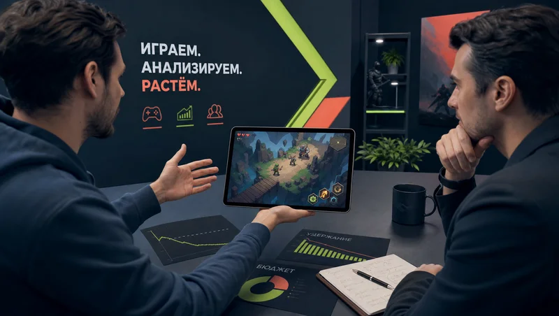 Питч мобильной игры перед издателем