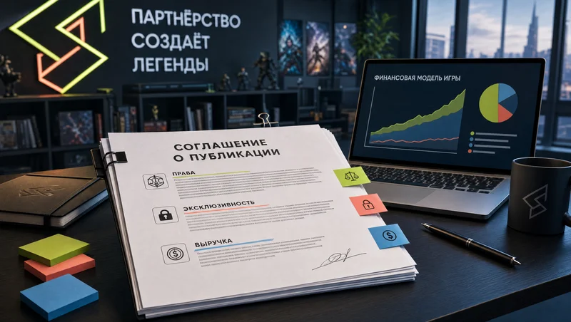 Проверка договора с издателем игры