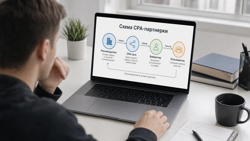 Схема заработка на CPA-партнерках