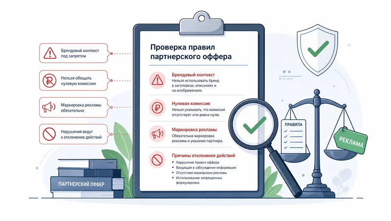 Проверка рисков партнерского оффера