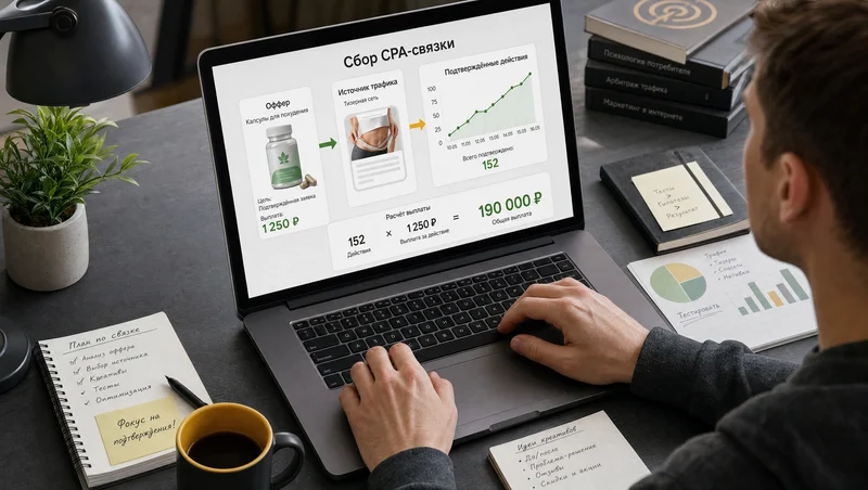 CPA-связка с оффером и выплатами