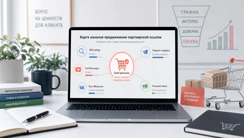 каналы продвижения партнерских ссылок магазина