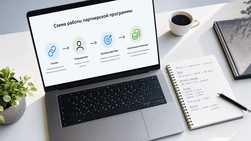 схема заработка на партнерской программе