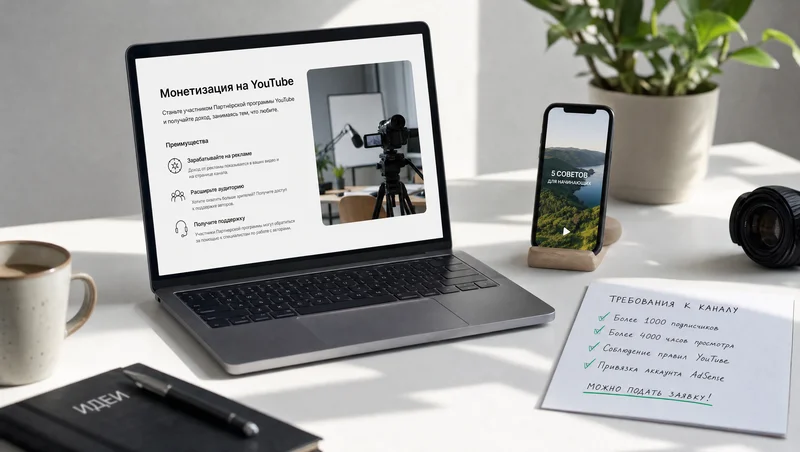 Проверка требований в YouTube Studio