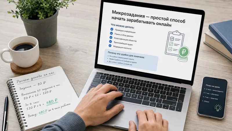 ноутбук с заданиями капчи и расчётом дохода