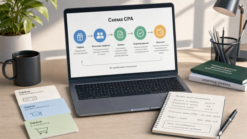 Схема заработка на CPA-партнерках