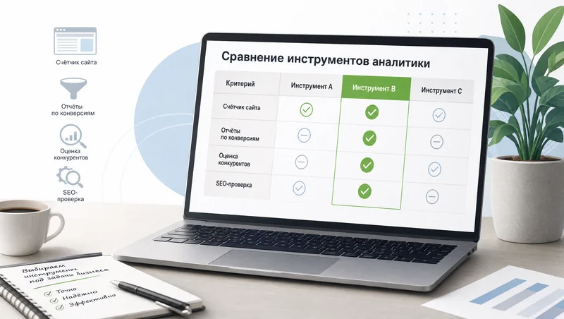 инструменты проверки посещаемости сайта