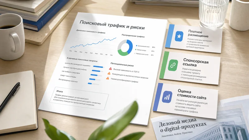 Оценка рисков ссылок и продажи сайта