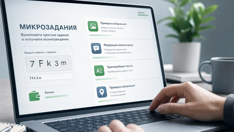 Ноутбук с заданиями на ввод капчи