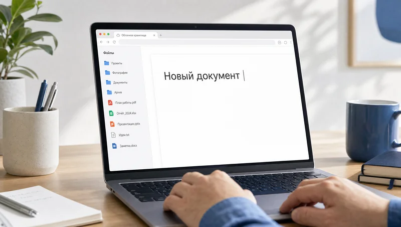 Создание нового документа онлайн