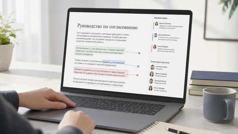 Комментарии и совместная правка