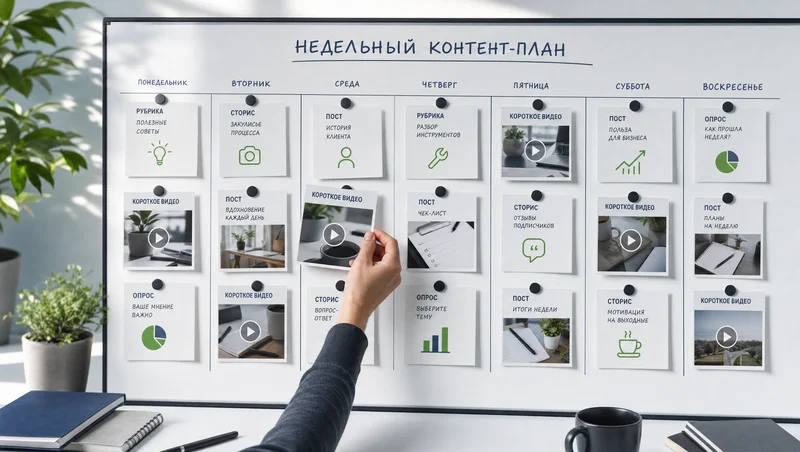 Контент-план для сообщества ВК