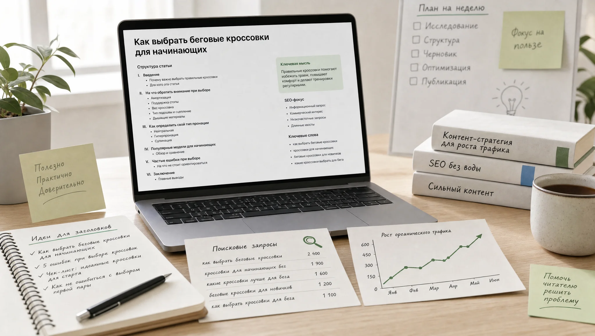 Черновик SEO-текста и поисковая аналитика