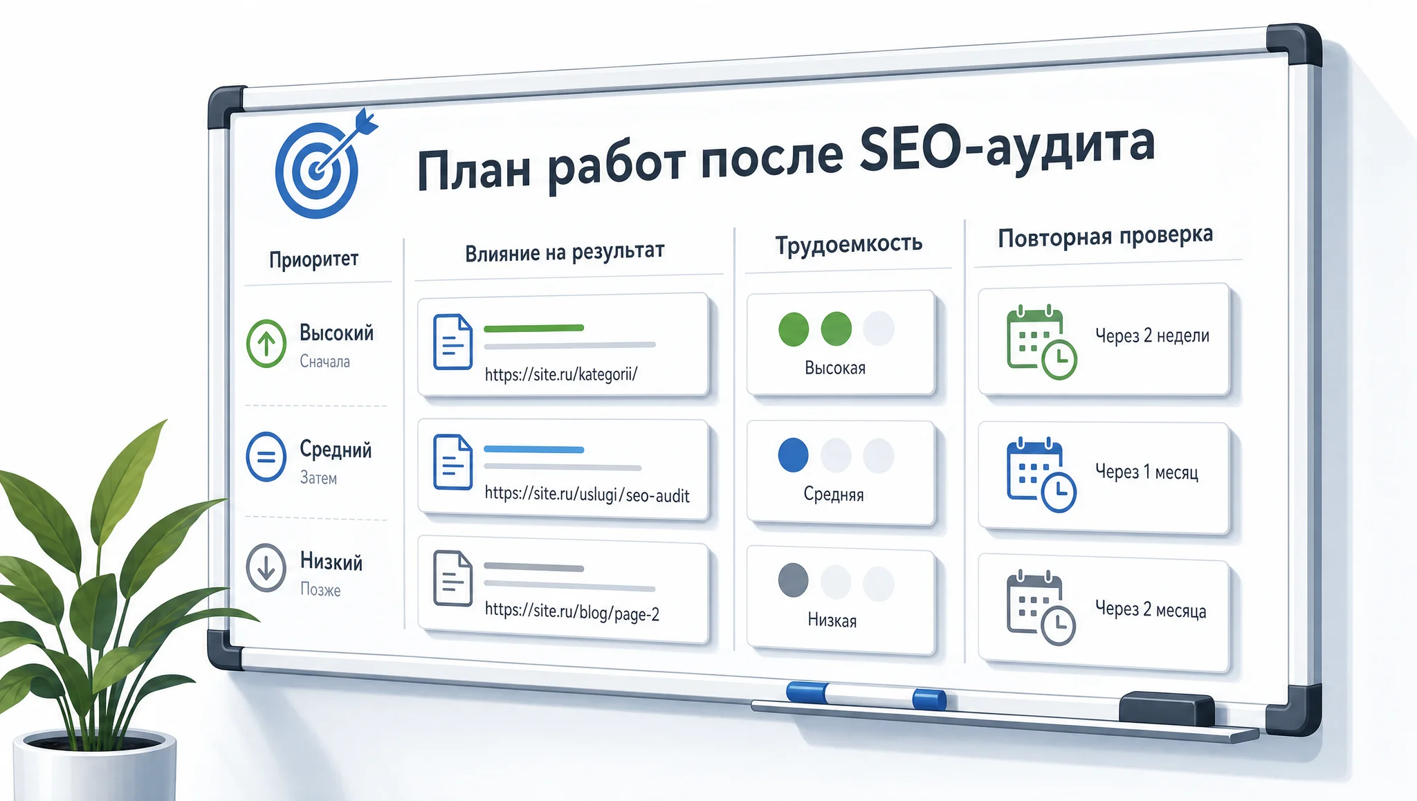 приоритизация задач после SEO-аудита