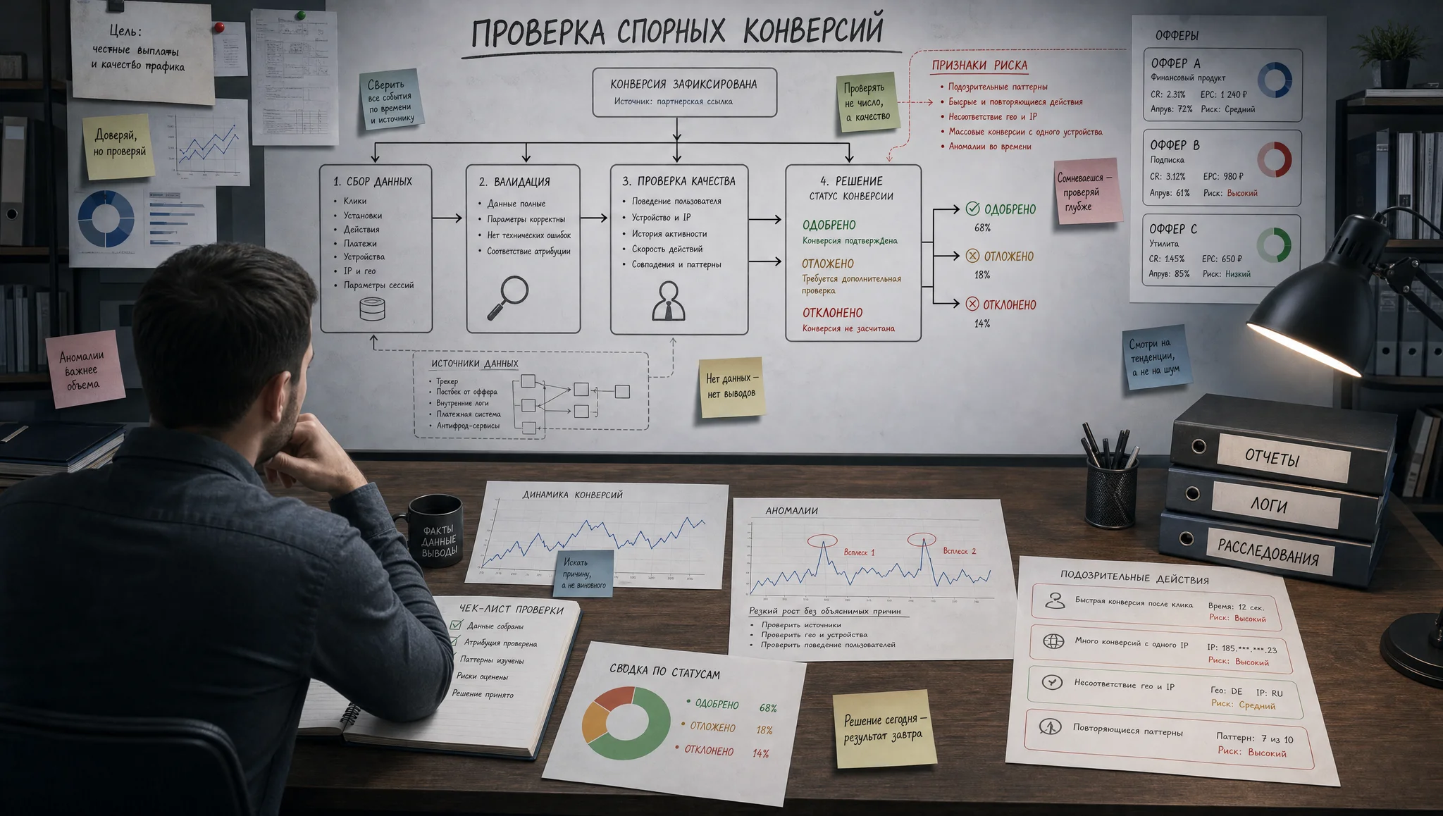 проверка спорных CPA-конверсий