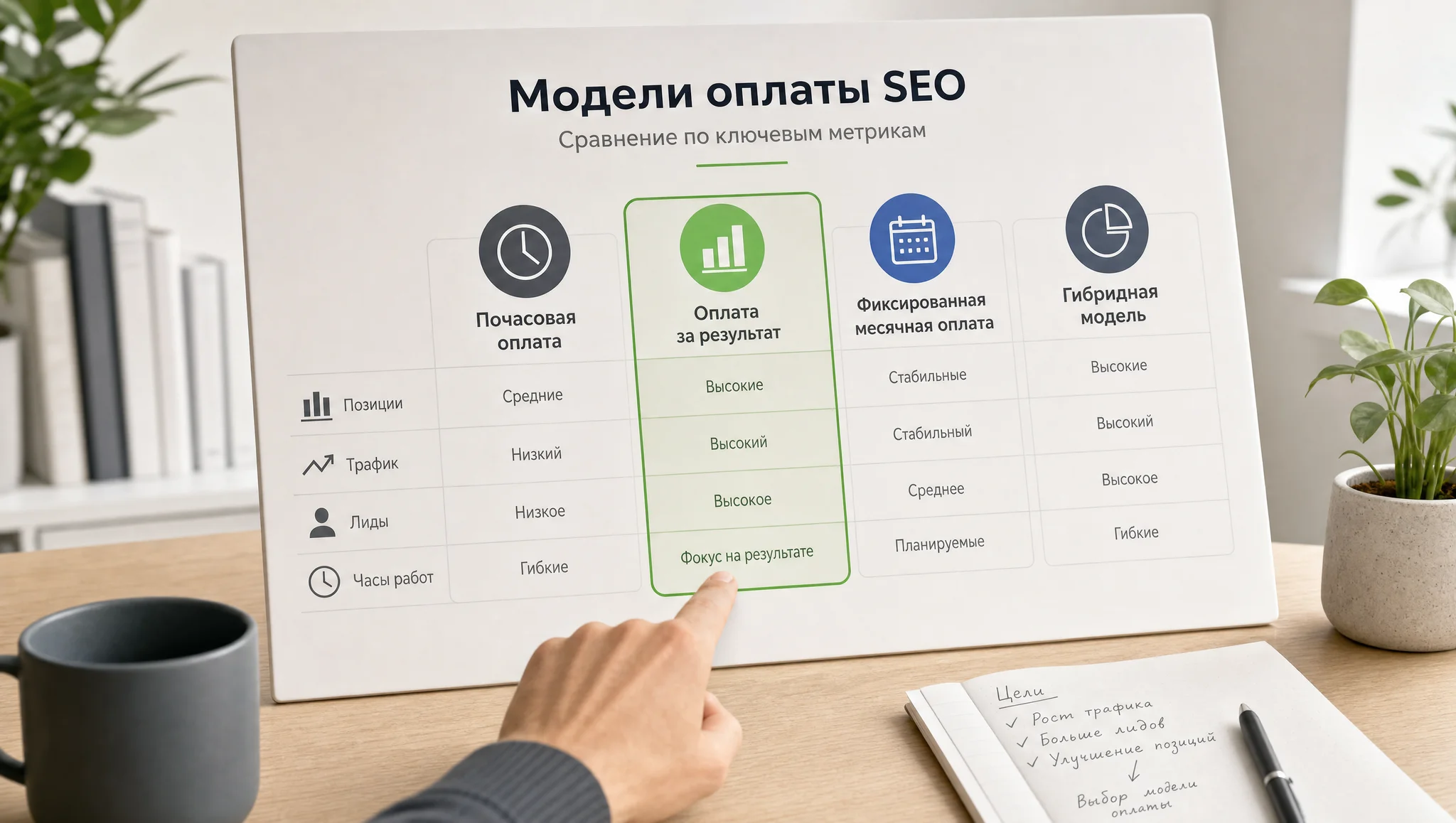 Модели оплаты SEO-продвижения