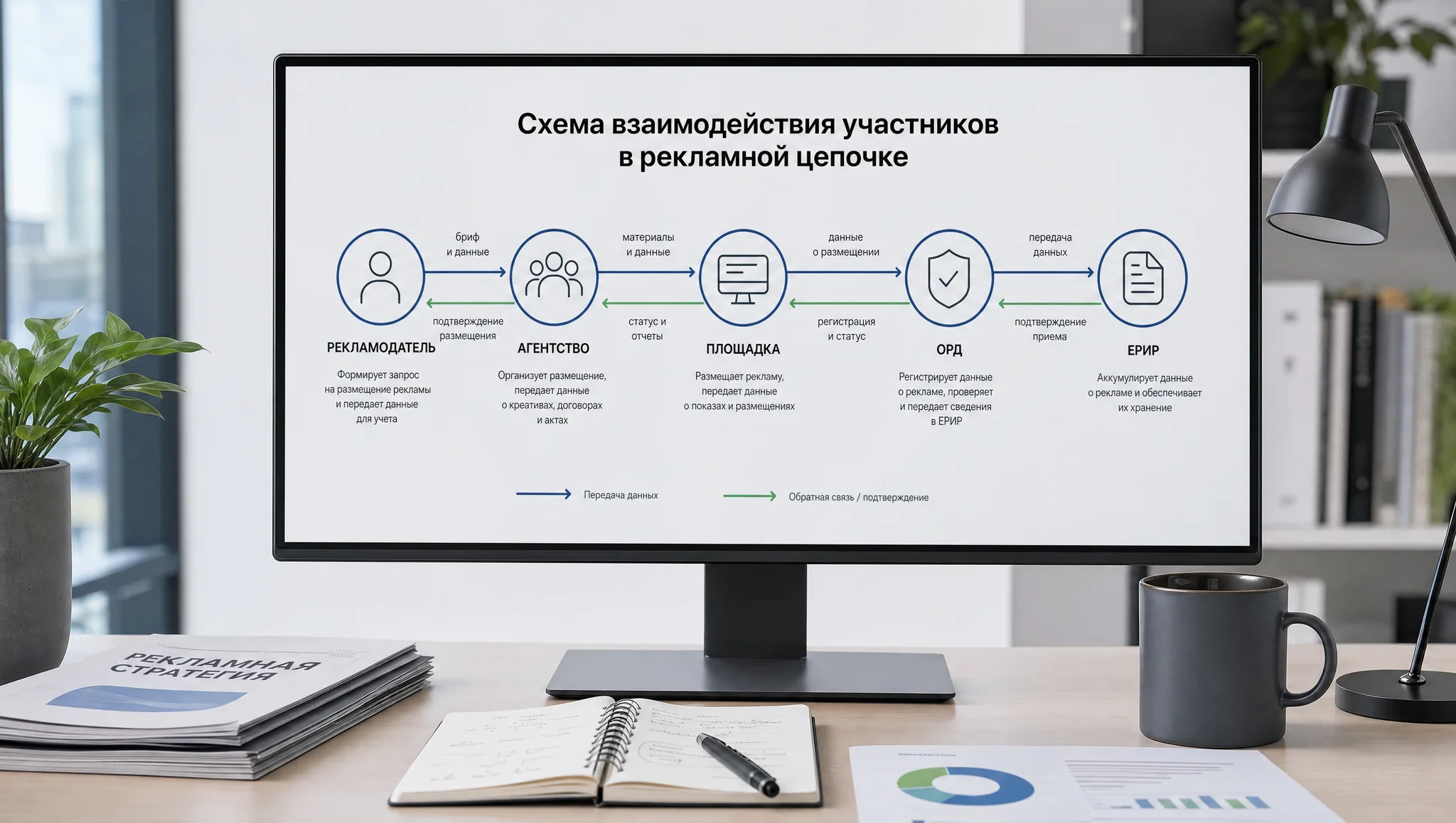 Участники цепочки учета интернет-рекламы