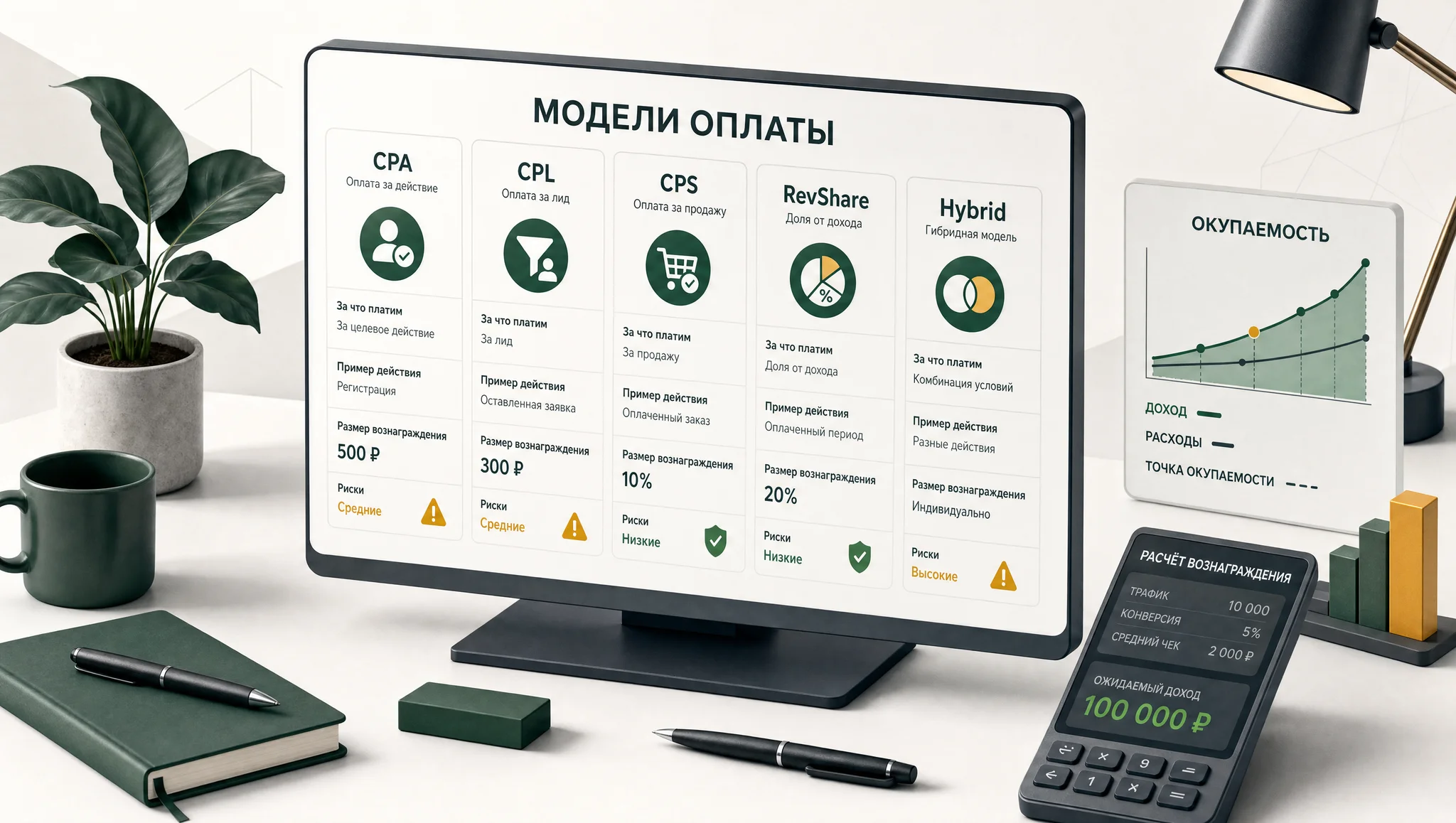 модели оплаты в партнерском маркетинге