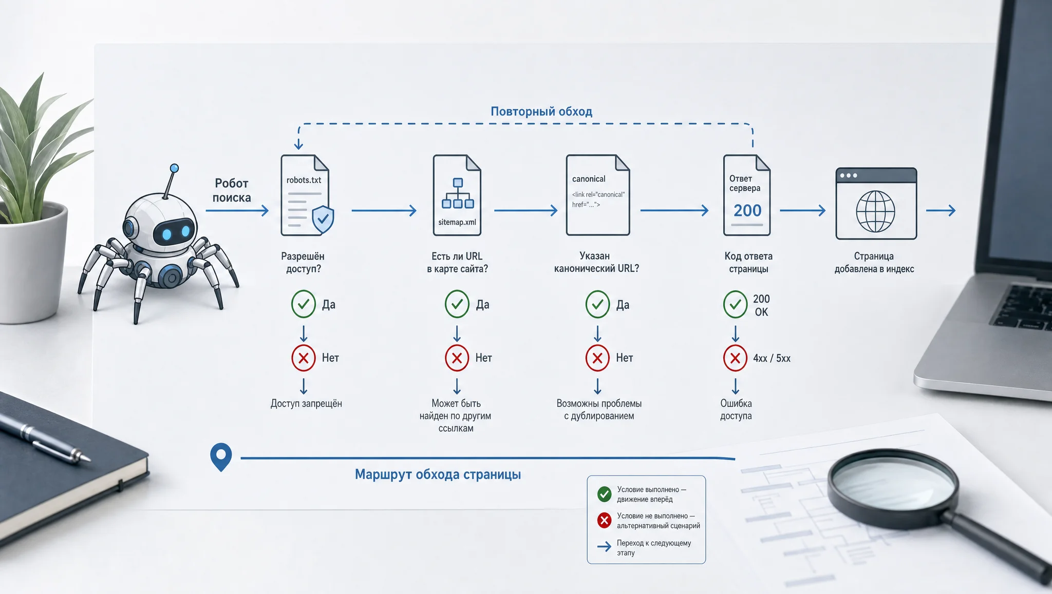 Техническая доступность страницы для роботов