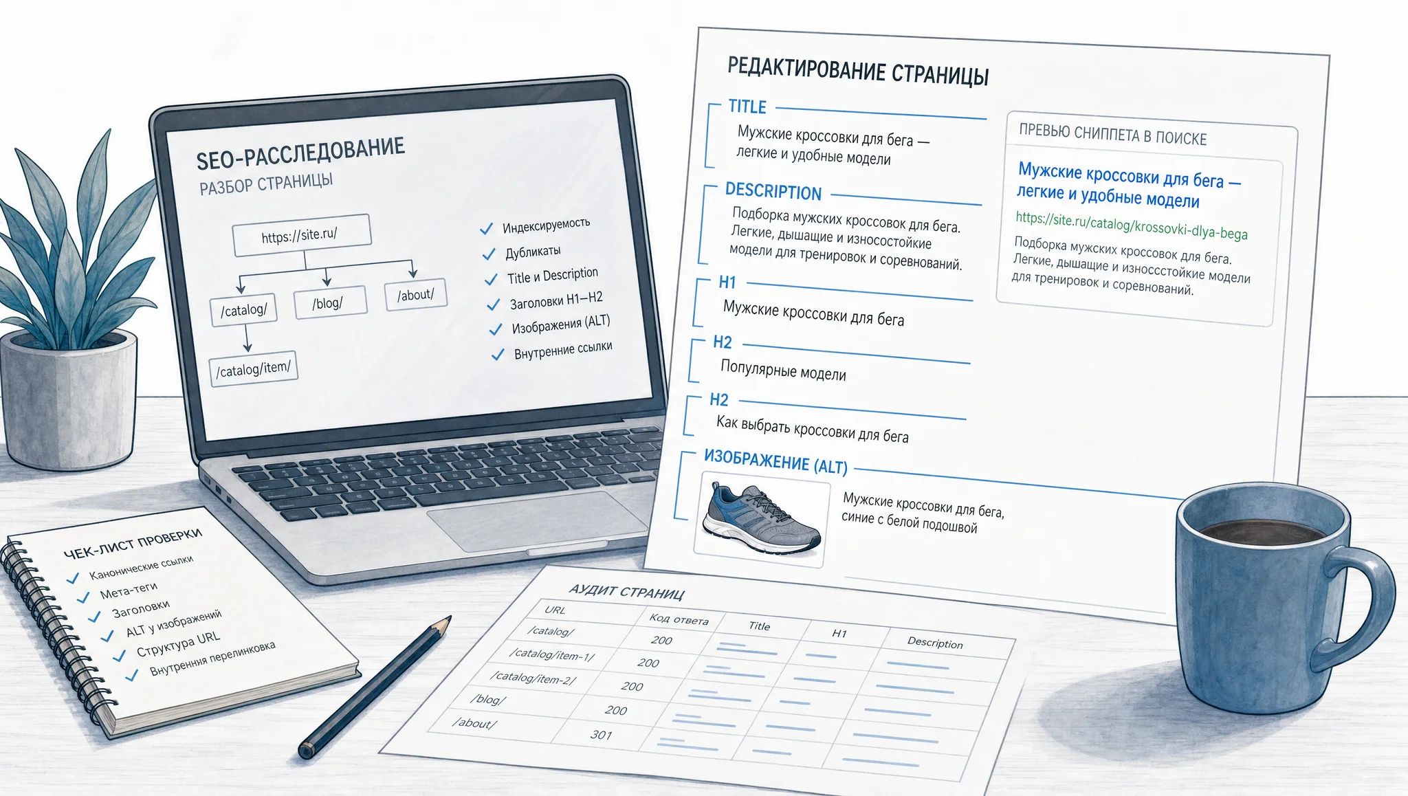 Метатеги и структура on-page SEO
