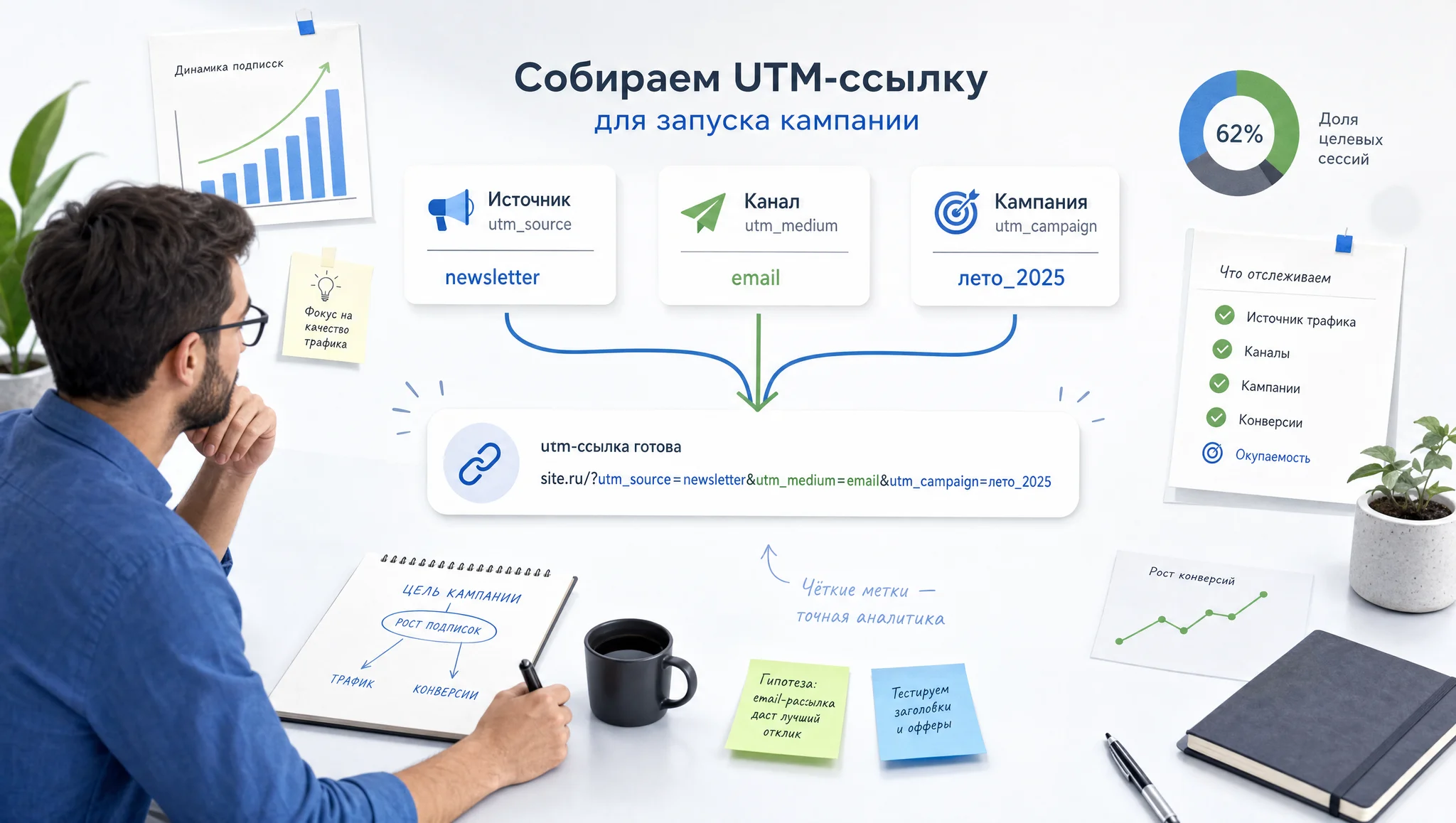 Настройка UTM-разметки перед запуском