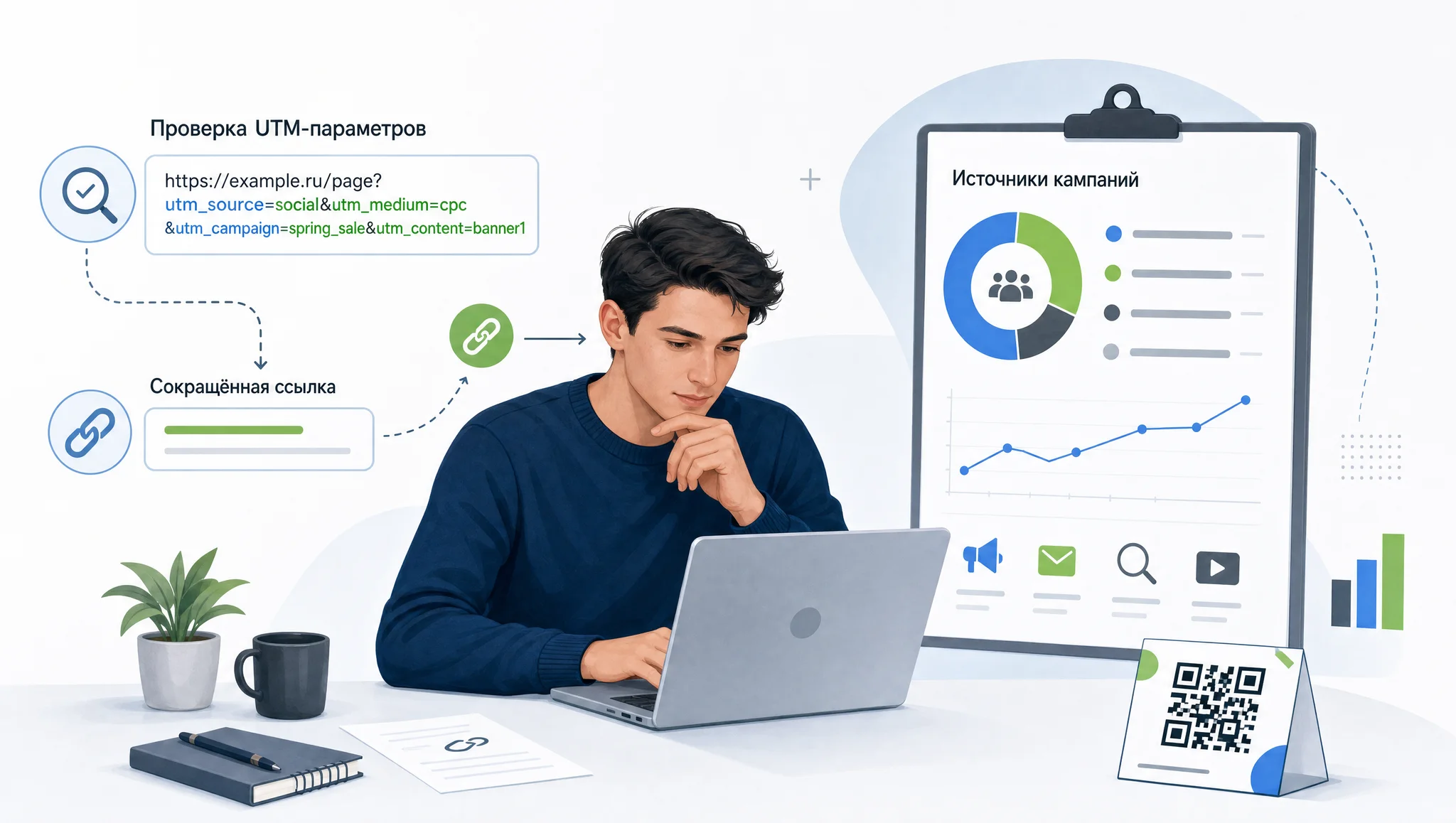 UTM-метки перед сокращением ссылки