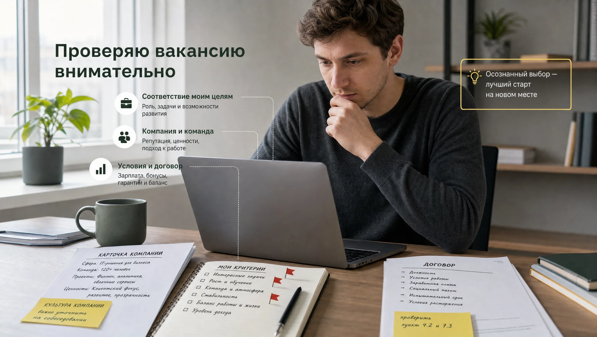 проверка вакансии перед откликом