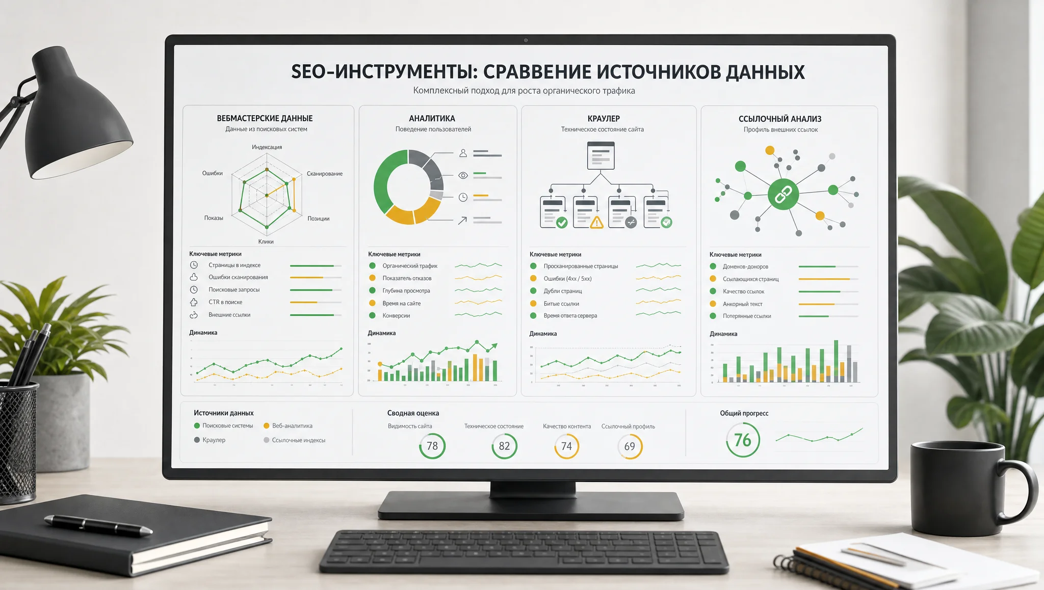 инструменты SEO и веб-аналитики