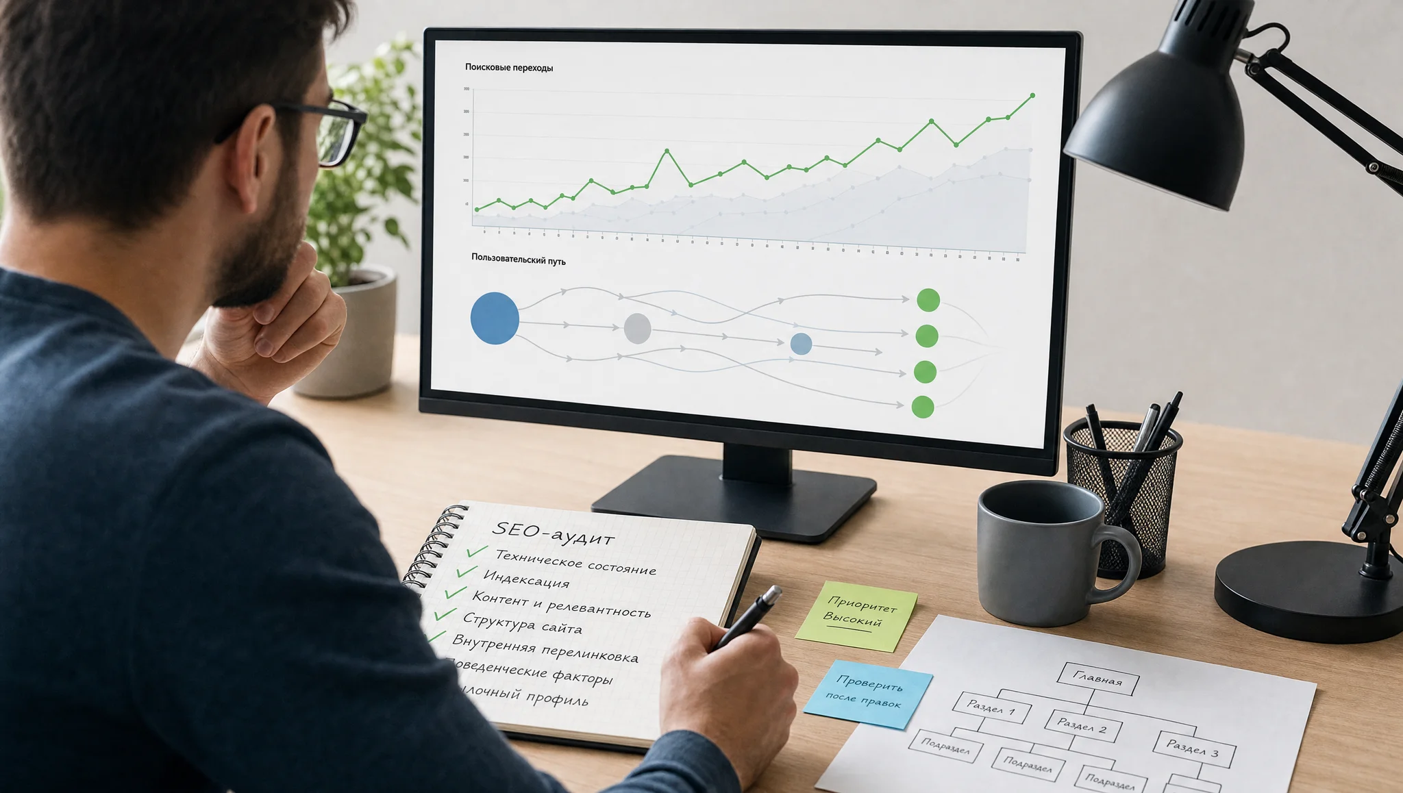 SEO-разбор поведения пользователей на сайте