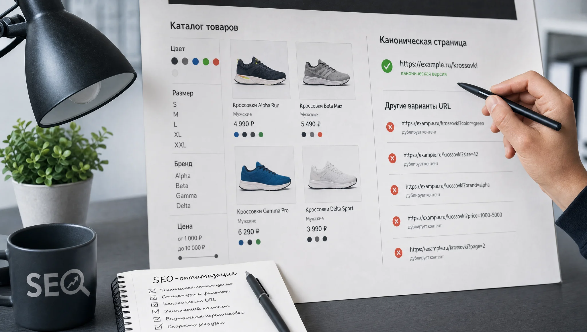 Фасеты и URL в каталоге