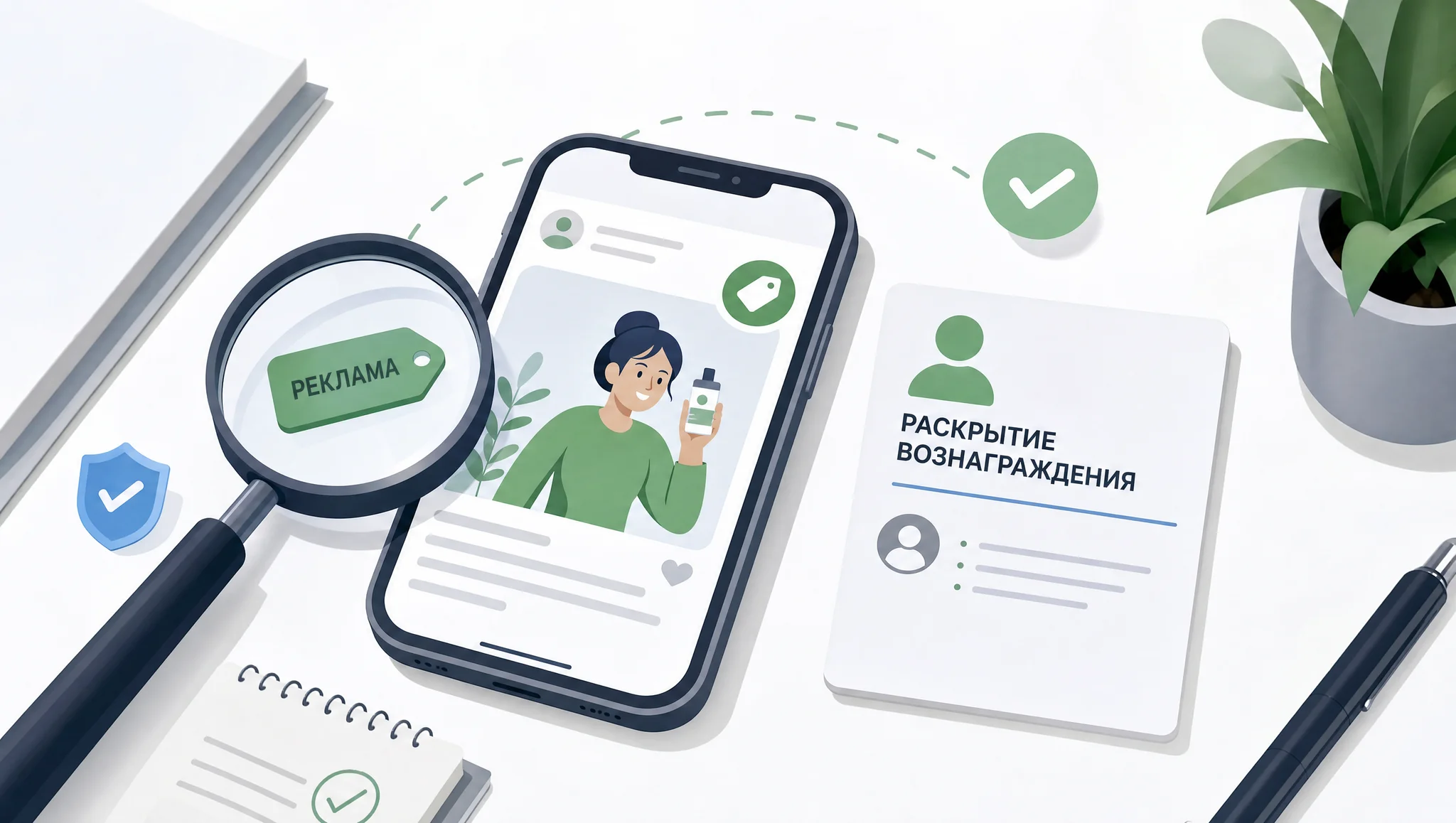 Раскрытие вознаграждения в рекомендации