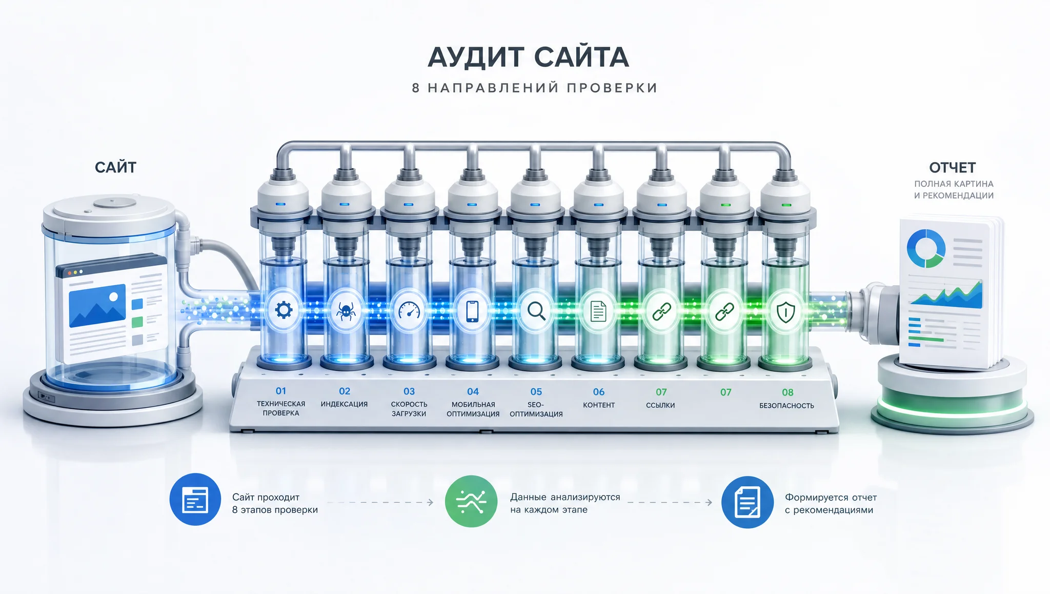 комплексный аудит сайта по направлениям