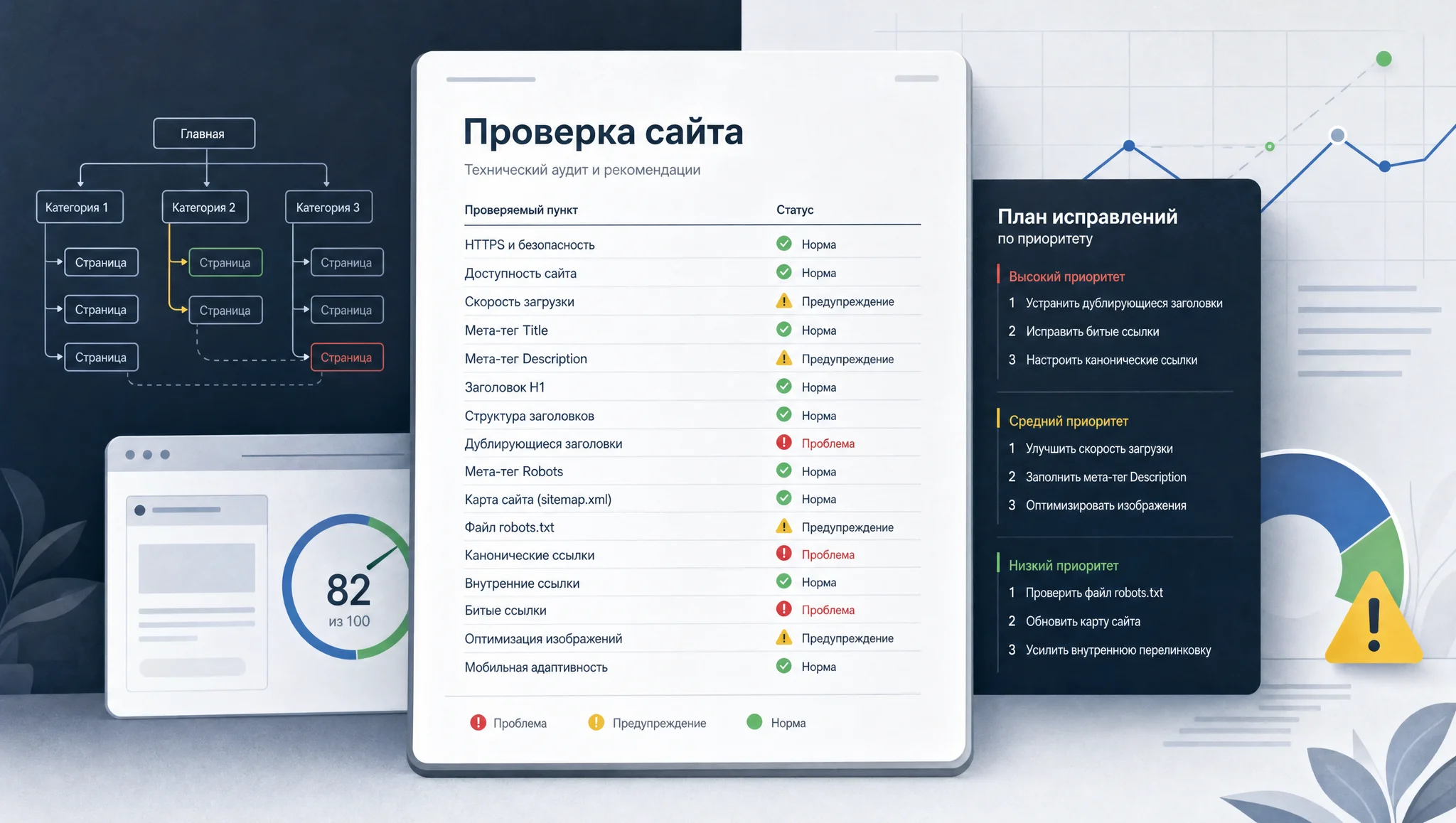 технический аудит сайта перед запуском