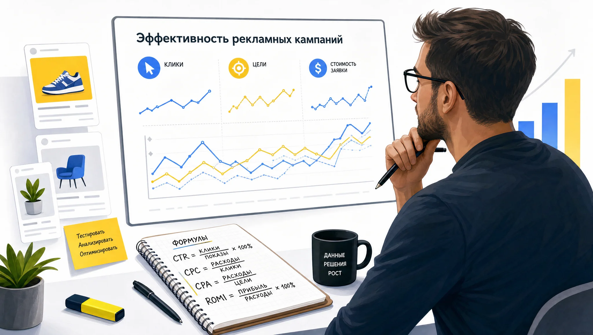 Метрики рекламы и цели Метрики