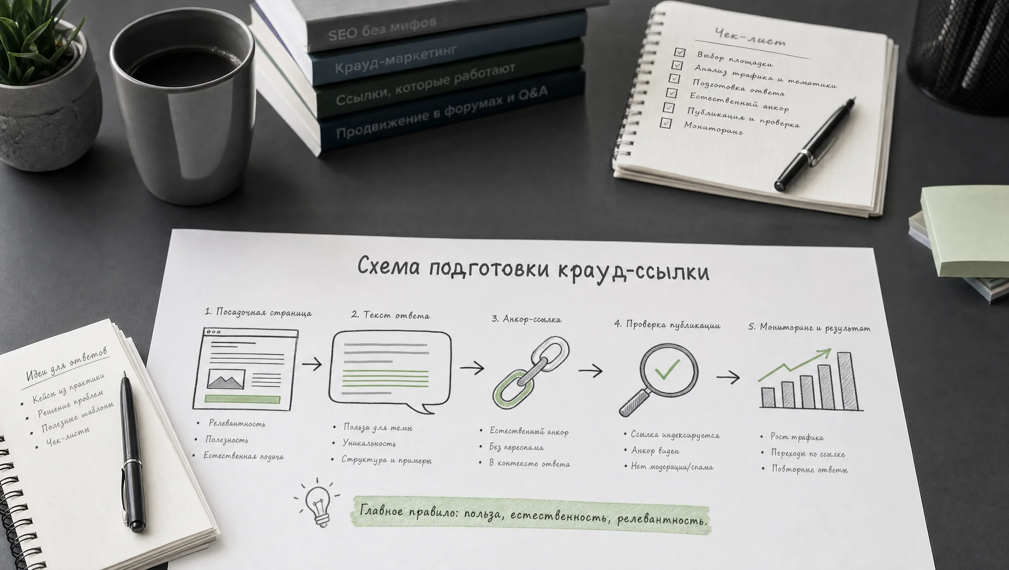 процесс размещения форумной ссылки