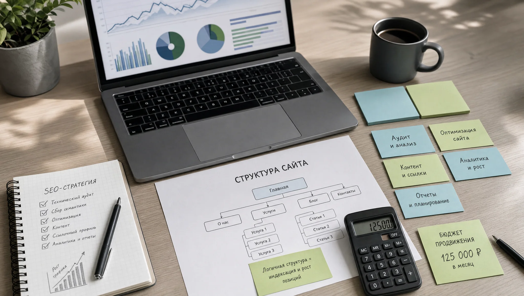 Расчет стоимости SEO-продвижения сайта