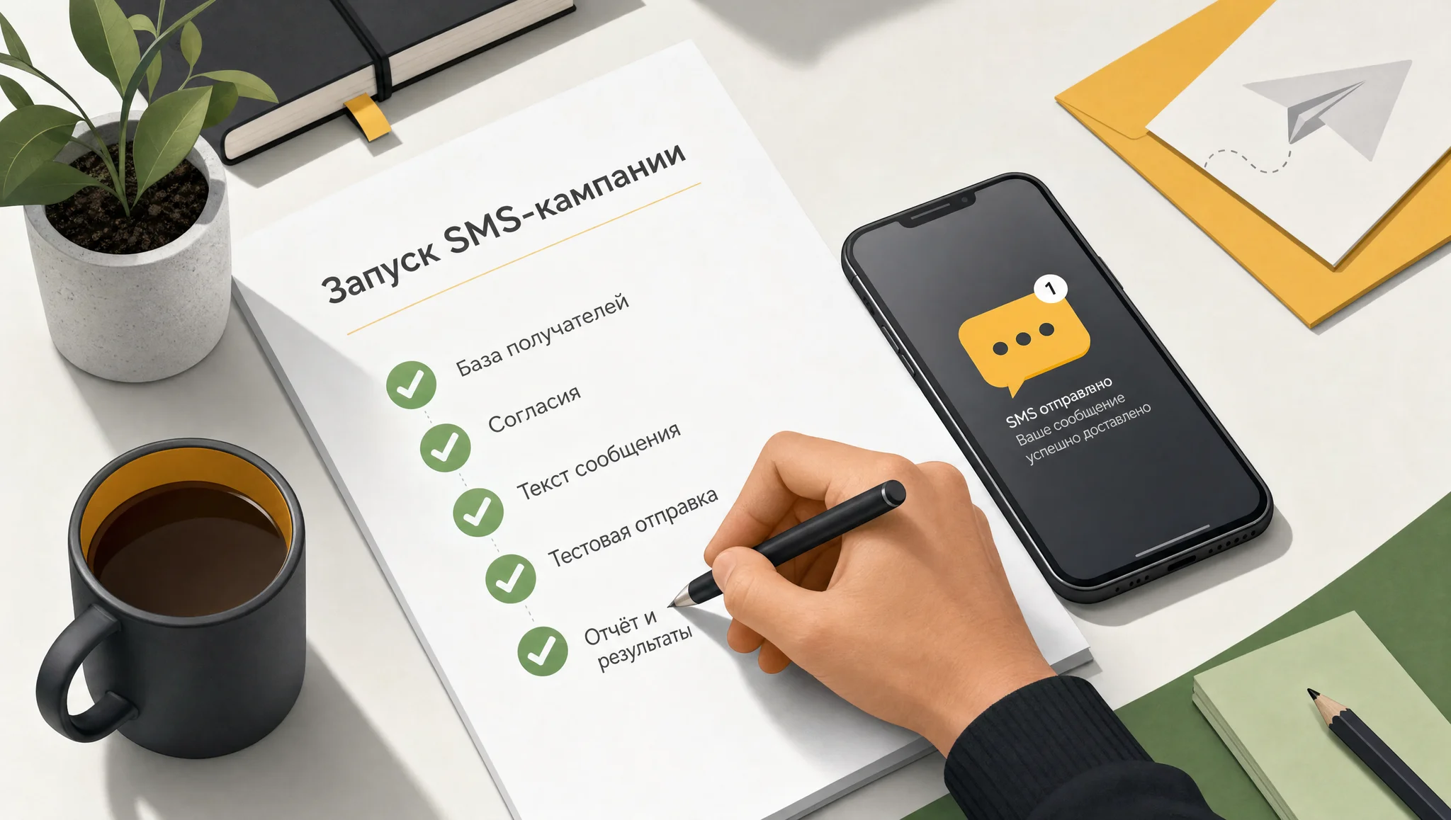 Чек-лист запуска SMS-кампании